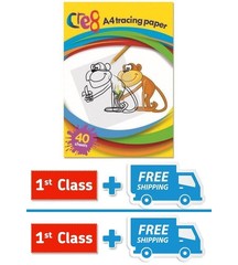 A4 Tracing Paper Pad Drafting Paper 40 Sheets Ideal for Home School Office New