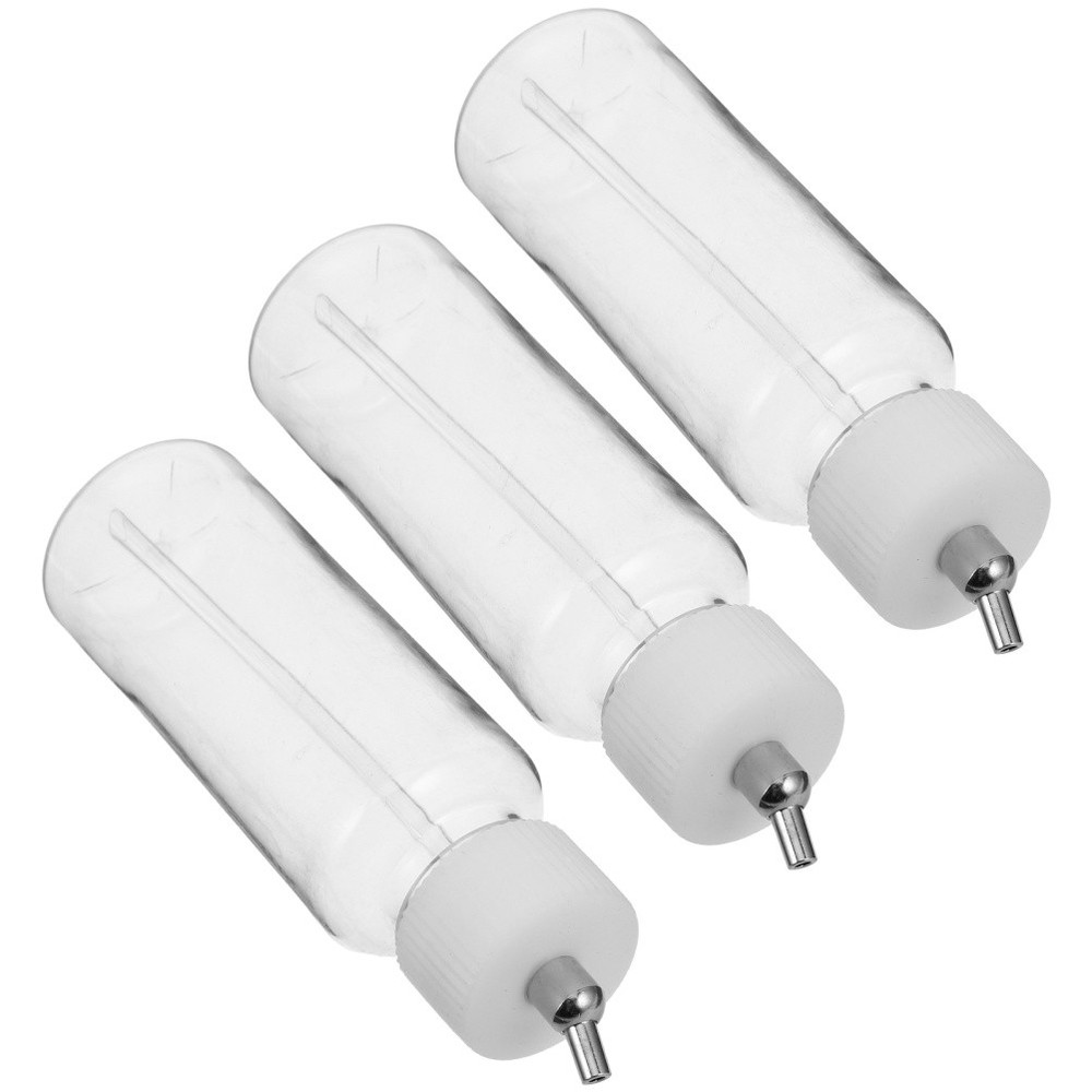 3 Pcs Siphon Feed Container Empty Airbrush Jars Accessory Bottle