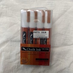 Chalk Ink Commercial 4 Set White Chalk Markers 4-Pack