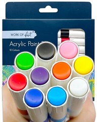 10 Colours Acrylic Paint Pens for Rock Painting Wood Ceramic Fabric Metal Canvas
