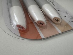 NUVO – Apricot Ombré – Dual Tipped Alcohol Markers – 3 Pack