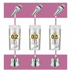 0.2/0.3/0.5mm Airbrush Nozzle Needle Set for Airbrushes Spray Gun Accessories