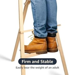 Nian Feng Wooden Easel for Painting, Large Floor Painting Stand for Adjnstable H