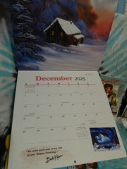 Bob Ross LOT ~ 2025 Calendar + Socks + VHS + Booklet (The Joy of Painting) ART