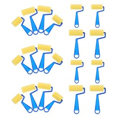20 Pcs Sponge Rollers Painting Brush Set for Children Creative Craft Fun