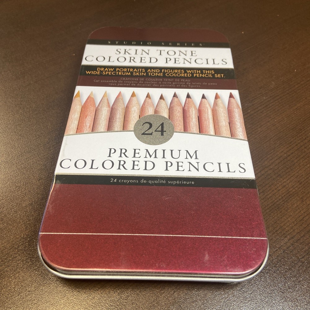 Studio Series Skin Tone Colored Pencils Set of 24 Coloring Adult Premium