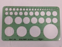 Assorted Drafting Templates – Berol, Timely, Tacro Lot of 6
