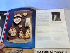 Painting & Crafts Vintage Magazines & Books With Patterns Plus Lot C