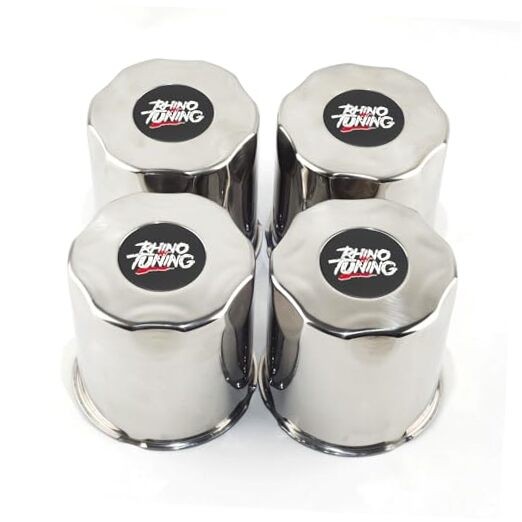 4 PCS 4.25 in Stainless Steel Trailer 4.25″ Center Hole, 4.37″ Height Chrome