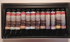 12 Shades of Grey Oil Colors Set – 12 Tubes Highly Pigmented Paint