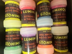 Extreme Glow in The Dark Colours Set | Neon Glow Colours that Glow in the Dark |