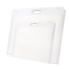 Plastic Art 2pcs set(22.44×17.32” and 17.32×13.22”), semi-transparent
