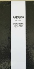 FLYING TIGER acid free 50 sheets SKITSEBORG 11.6×16.5″ medium surface SKETCHBOOK