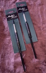 Master’s Touch Synthetic Squirrel Round Paint Brushes 8 & 10, Long Handle