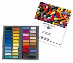 Sennelier Soft Demi Pastel Box Set. Professional Artists Pastels – 40 Assorted