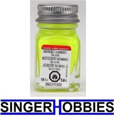 Testors 1177TT Enamel 1/4oz, Yellw Fluorescent Paint NEW SEALED TES1177TT HH